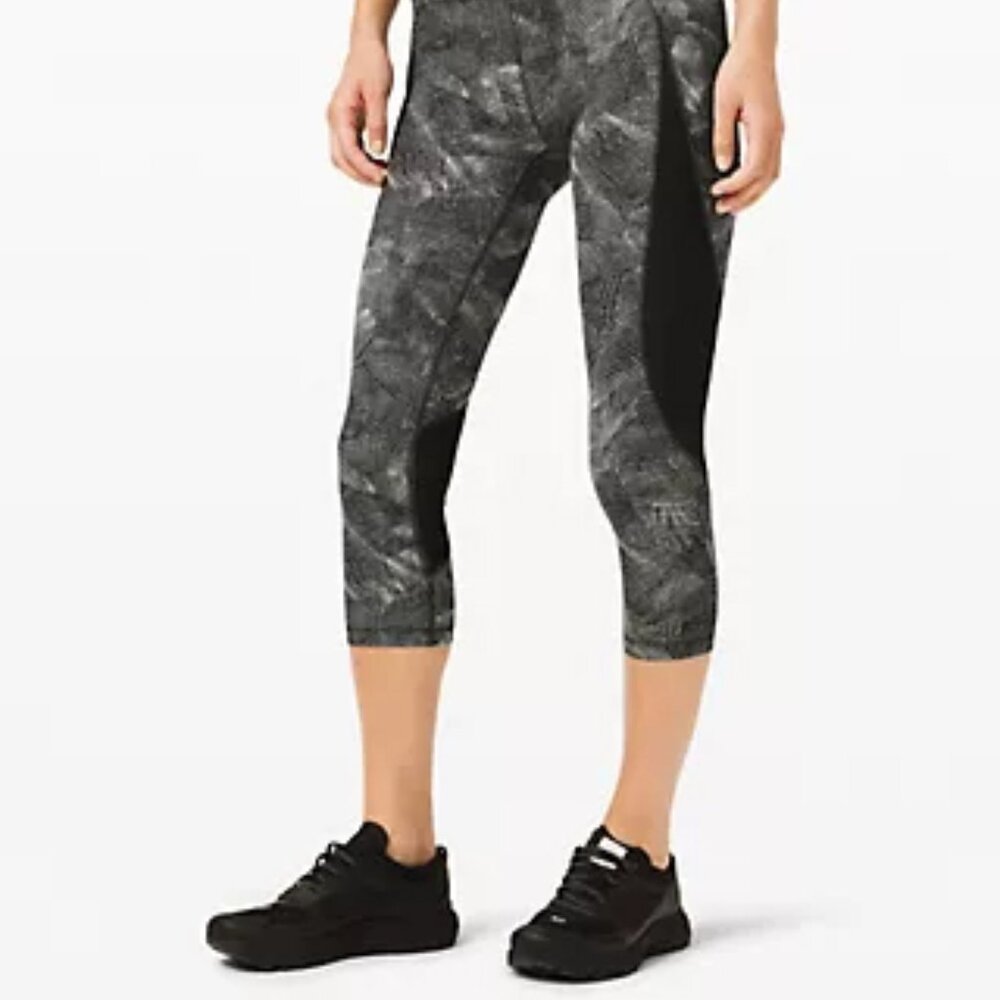 Lululemon Run Off Route Mid-Rise Crop 21" Size 6